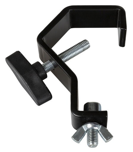 JB SYSTEMS - CR50 BLK - Universal mounting hook made of galvanized steel, black color