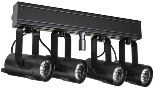 BRITEQ - BEAMSPOT-4BAR WW - This compact 4bar has four 15W projectors with a very narrow 4° beam