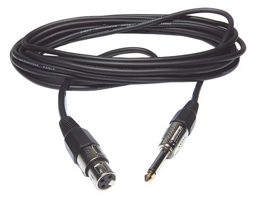 HILEC - CM/XFJM-1.5 - XLR female / Jack male mono microphone cable - 1.5m