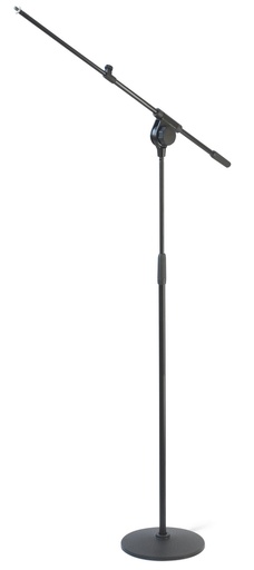 HILEC - MIC-200T - Telescopic microphone stand with a heavy baseplate - adjustable height