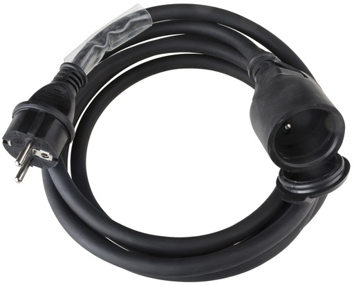 HILEC - POWERCABLE-3G2,5-3M-F - Power extension cable 3G2,5 and French Shuko connectors