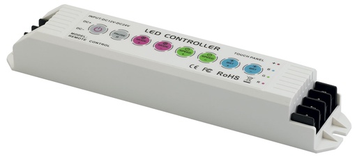 CONTEST - TAPEDRIVERTOUCH-RF3 - 2,4GHz + manual Driver - 3 channels - 12-24VDC - 3x5A max