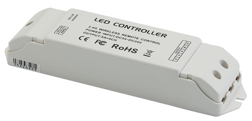 CONTEST - TAPEDRIVER-RF4 - 2,4GHz Driver - 4 channels - 5-24VDC - 4x5A max