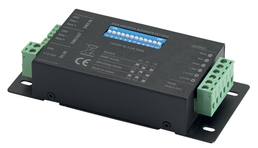 CONTEST - TAPEDRIVER-4 - DMX Driver - 4 channels - 12-24VDC - 4x2.5A max