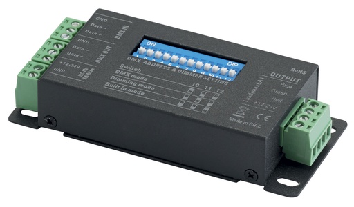 CONTEST - TAPEDRIVER-3 - DMX Driver - 3 channels - 12-24VDC - 3x2A max