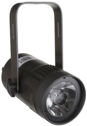 BRITEQ - BEAMSPOT1-DMX WW - Stylish DMX-controlled 15W Warm White 3200K single beam projector, equipped with a very narrow 4° lens making it a very powerful tool for all kinds of applications.