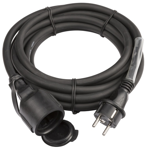 HILEC - POWERCABLE-3G2,5-5M-G - Power extension cable 3G2,5 and German Shuko connectors.