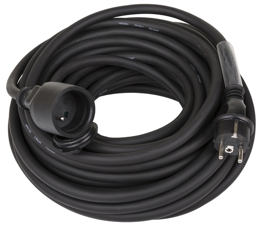 HILEC - POWERCABLE-3G2,5-20M-F - Power extension cable 3G2,5 and French Shuko connectors