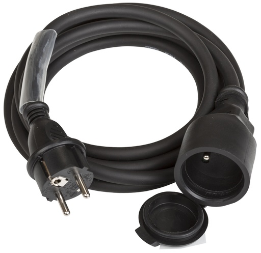 HILEC - POWERCABLE-3G1,5-3M-F - Power extension cable with French Shuko connectors.