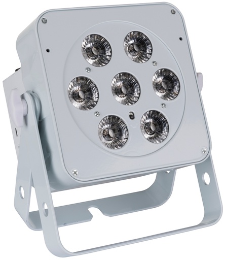 JB SYSTEMS - LED PLANO 7FC-WHITE - Extremely compact energy saving LED projector equipped with 7x8W RGBW LEDs