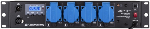 JB SYSTEMS - DSP-4 Mk2 /G - Multi functional dimmer/switch pack equipped with 4 mains sockets (German Schuko).