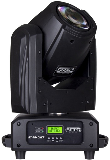 BRITEQ - BT-TRACKER - A super compact but very powerful moving beam projector based on the brand-new SIRIUS HRI-100 discharge lamp from OSRAM!