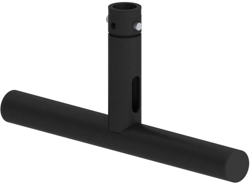 CONTESTAGE - BT-TRUSS T-Drop arm BLK 450x195 - With this aluminium 'T' DROP ARM you can easily fix all kinds of projectors and moving lights to truss.