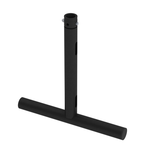 CONTESTAGE - BT-TRUSS T-Drop arm BLK 450x445 - With this aluminium 'T' DROP ARM you can easily fix all kinds of projectors and moving lights to truss.