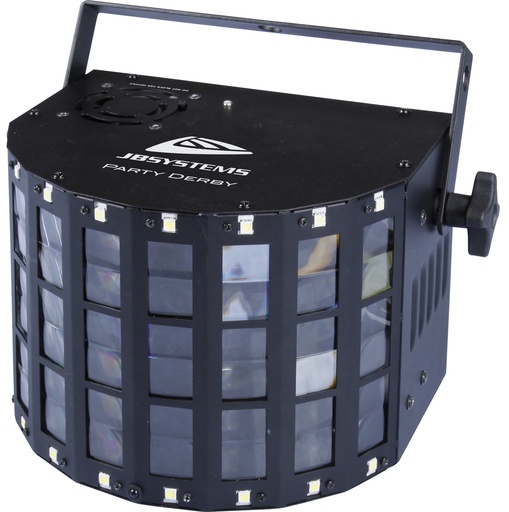 JB SYSTEMS - PARTY DERBY - This extremely compact projector is equipped with 2 different light effects to create wonderful lightshows