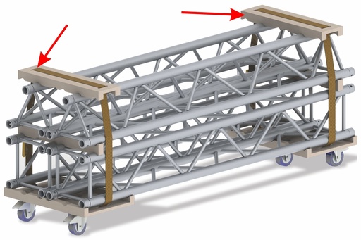 CONTESTAGE - BT-TRUSS 29-TROLLEY-TOP - Truss trolley top