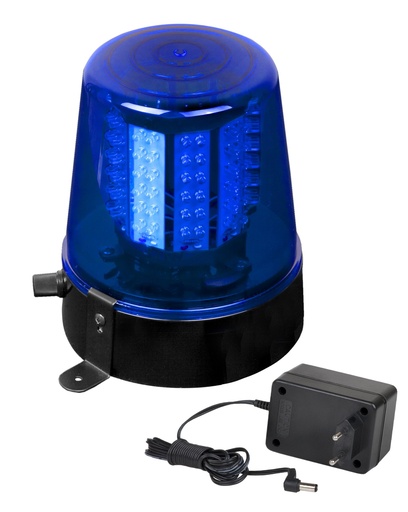 JB SYSTEMS - LED POLICE LIGHT BLUE - Blue warning light based on 108 extremely bright LEDs
