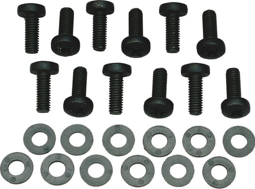 JV CASE - MS-04 - 12x Rack bolt M6x16 + 12x plastic washer
