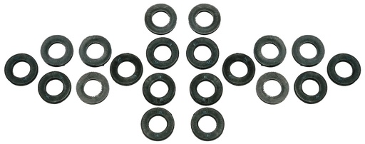 JV CASE - MS-03 - 20x black pvc washer M6