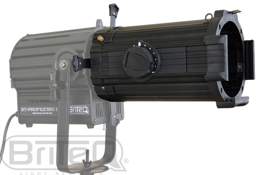 BRITEQ - BT-PROFILE160/OPTIC 25-50 - Optics for BT-PROFILE160/LED ENGINE and BT-PROFILE250/LED ENGINE and BT-PROFILE 500TW/LED ENGINE with 25-50° zoom that can replace ETC Source Four-optics with optional gobo holder, and optional iris.
