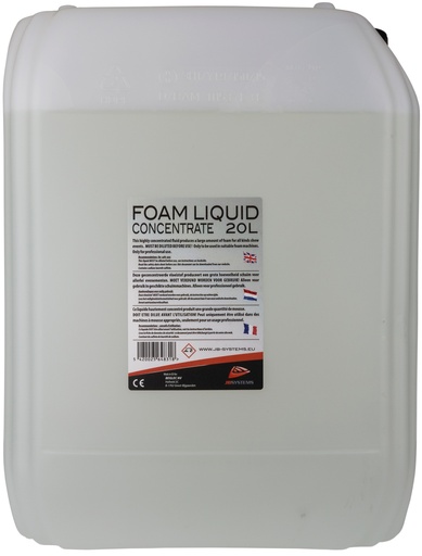 JB SYSTEMS - FOAM LIQUID CC 20L - Concentrated foam liquid