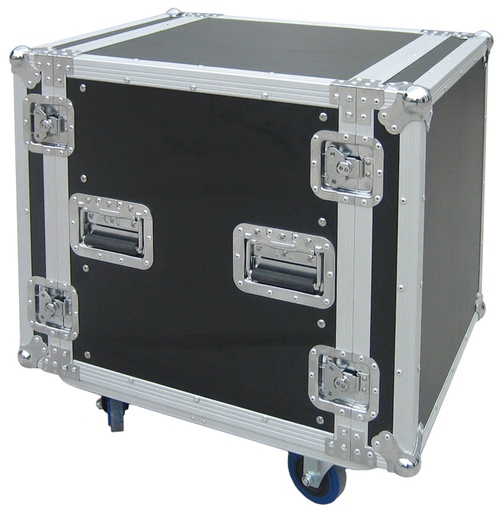 JV CASE - RACK CASE 12U - JV CASE Universal 19" rack case 12U, incl castors
