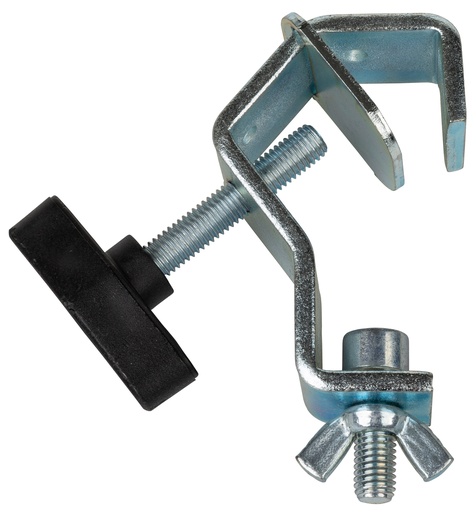 JB SYSTEMS - CR 30/LI - Universal mounting hook made of galvanized steel with protection plate, silver color