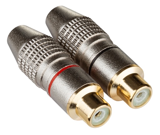 HILEC - RCA female CABLE - Female RCA connector for cable (2 pieces)