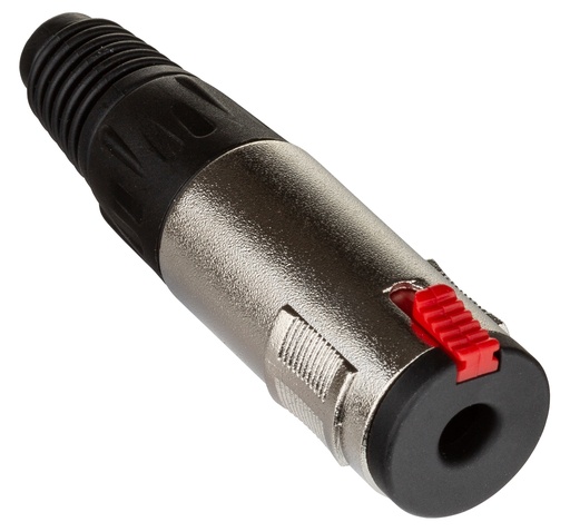 HILEC - STEREOJACK 6.3mm FEMALE CABLE - Female Stereo Jack connector 6.3mm (2 pieces)