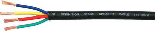 HILEC - SPR4250 - Speaker Cable, round: 4x2,50mm² - reel:50M
