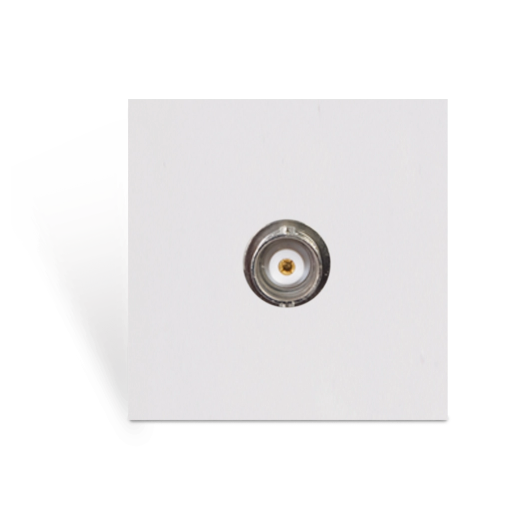 AUDAC - CP43BNC/W - Connection plate - BNC - bticino - White version