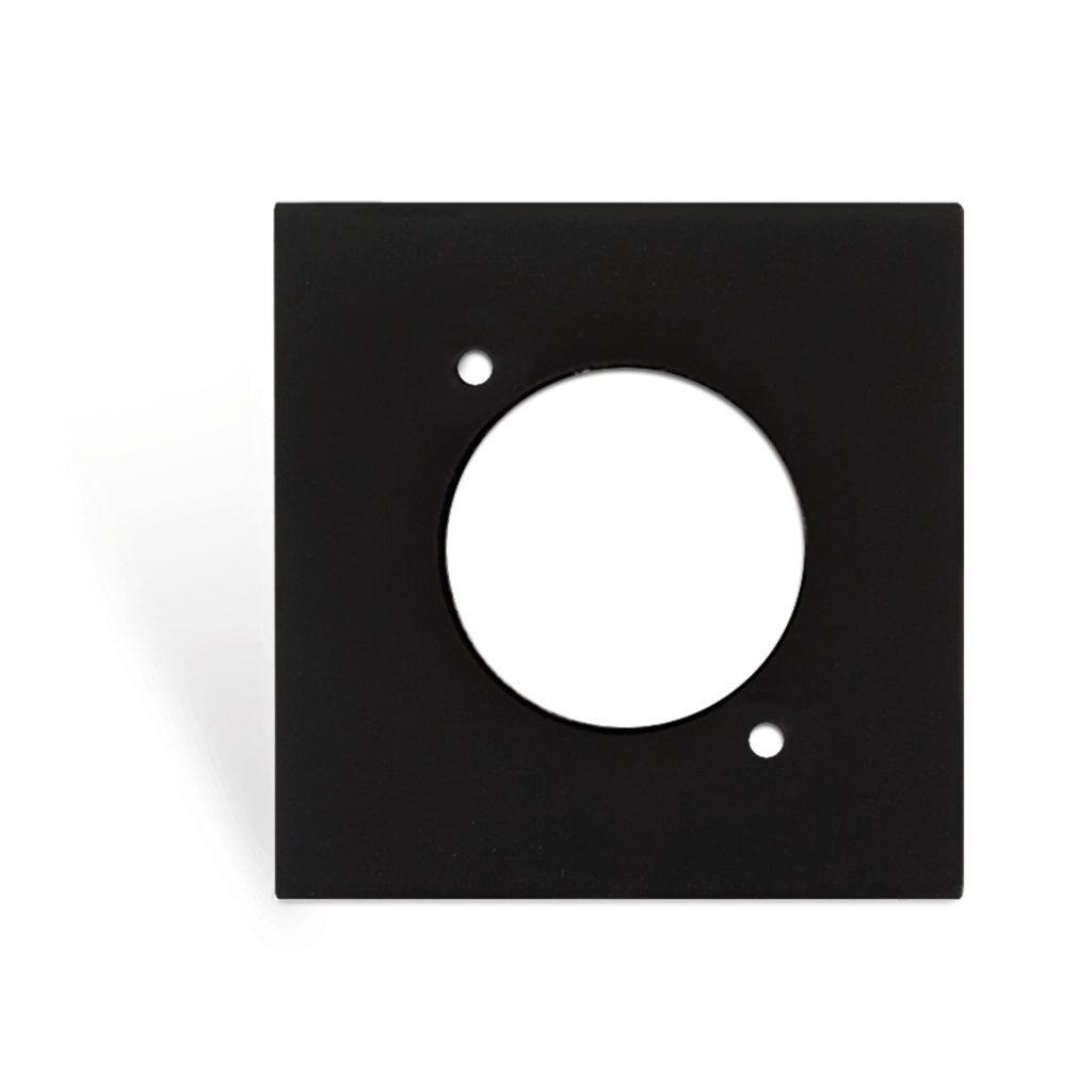 AUDAC - CP45DSZ/B - Connection plate D-size 45 x 45 mm - Black version
