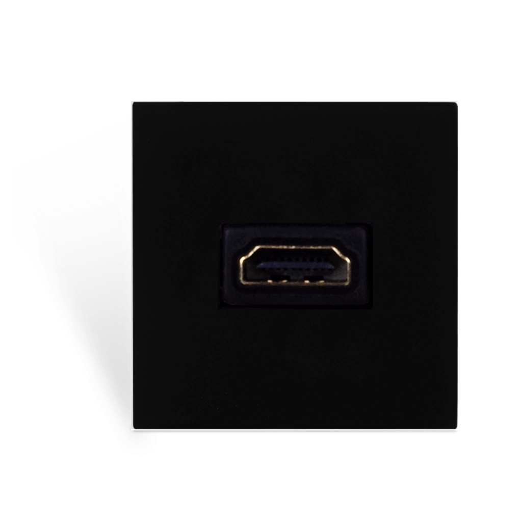 AUDAC - CP45HDM/B - Connection plate HDMI 45 x 45 mm - Black version