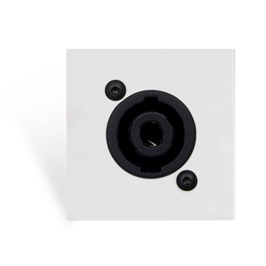 AUDAC - CP45SPES/W - Connection plate D-size speaker 45 X 45 mm - solderless - White version