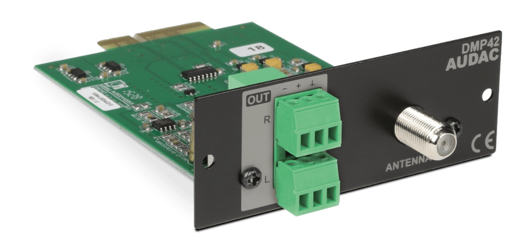 AUDAC - DMP42 - SourceCon™ DAB/DAB+ & FM tuner module