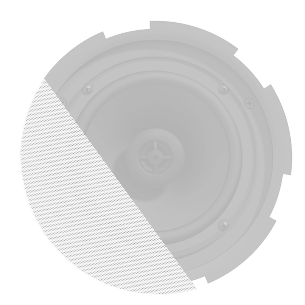 AUDAC - GLI07/OW - Front grill for CIRA7 series with cloth & outdoor treatment - White version