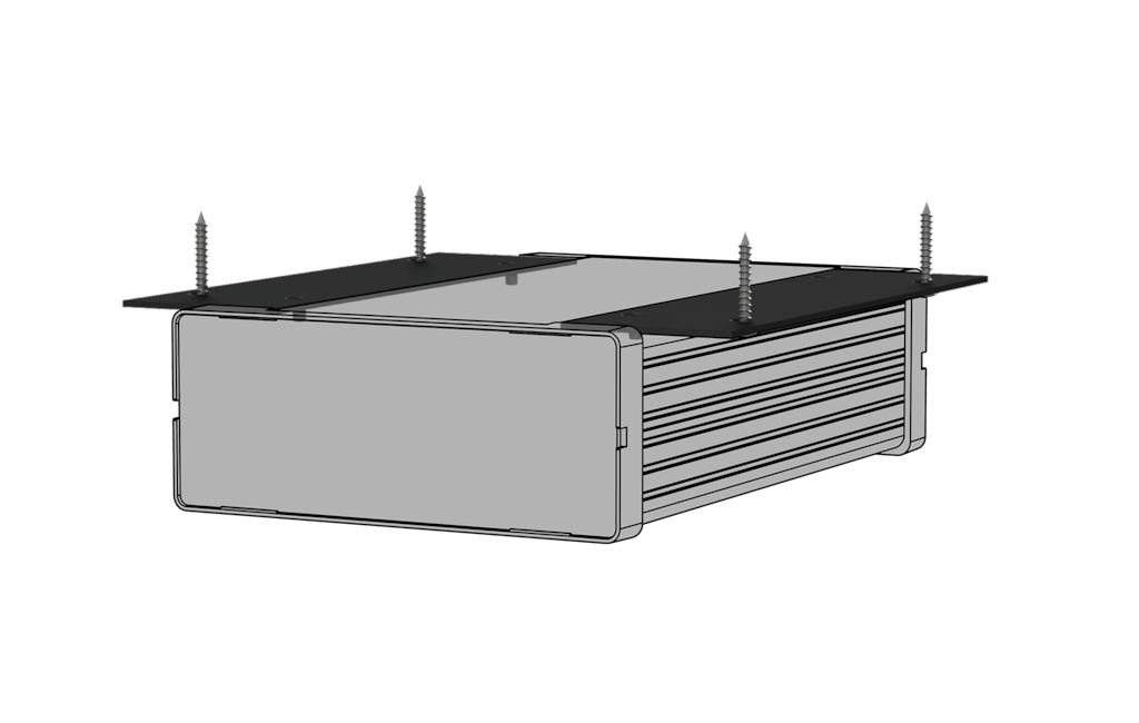 AUDAC - MBS101T - Setup box installation accessories - Mounts one unit to a flat surface