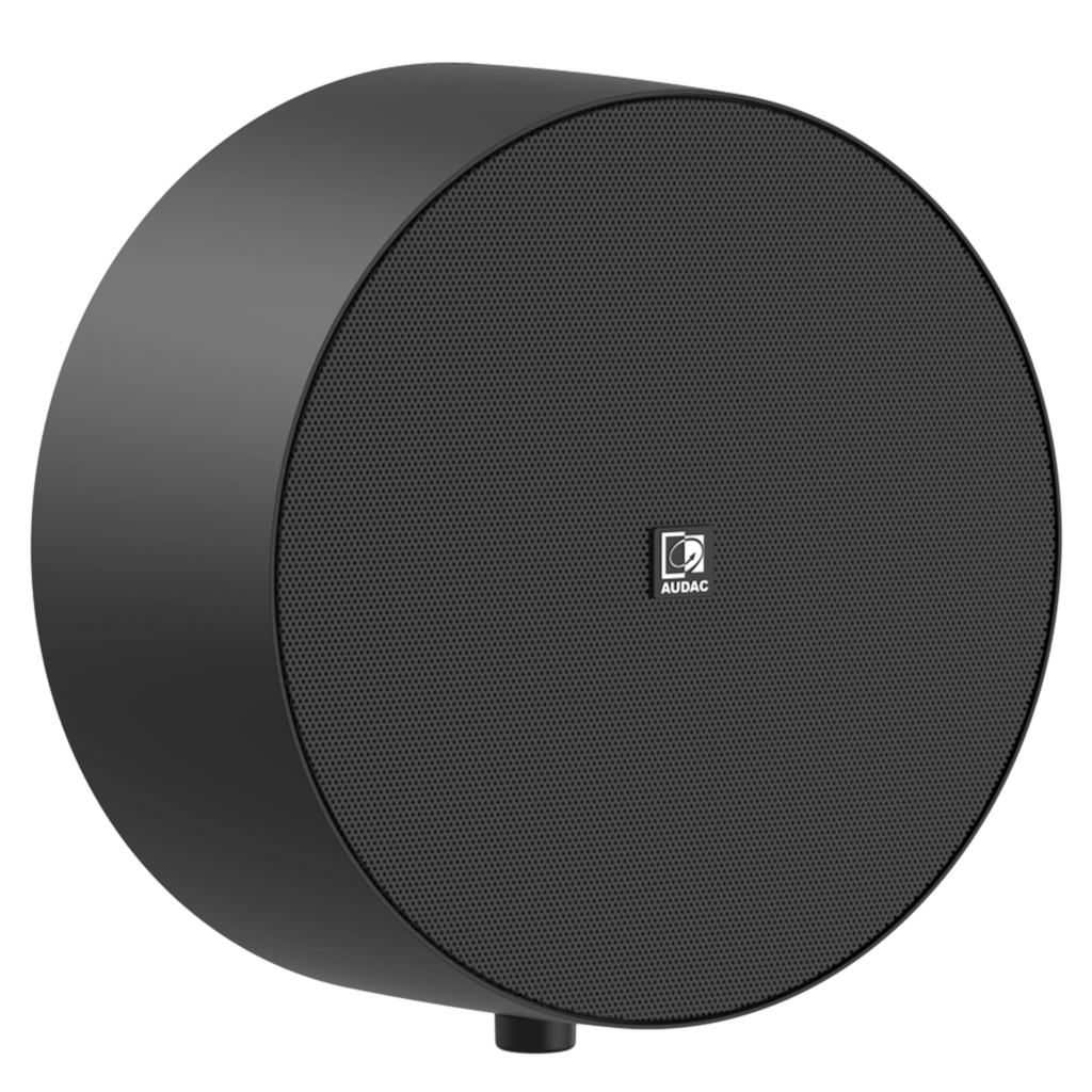 AUDAC - NELO706V/B - Surface mount speaker - Black version with volume controller